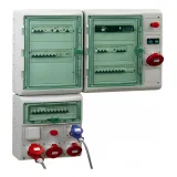Распределительный шкаф Schneider Electric KAEDRA, 36 мод., IP65, навесной, пластик, дверь