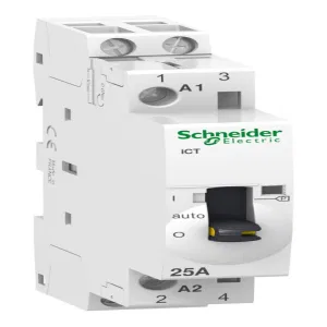 Модульный контактор Schneider Electric iCT 2P 25А 230/24В AC (ШНАЙДЕР) Модульный контактор Schneider Electric iCT 2P 25А 230/24В AC (ШНАЙДЕР)