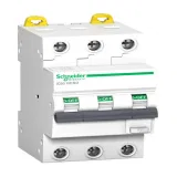 Дифавтомат Schneider Electric Acti9 3P 16А ( C ) 10 кА, 30 мА ( A ), A9D17316