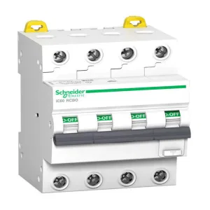Дифавтомат Schneider Electric Acti9 4P 20А ( B ) 6 кА, 30 мА ( A-SI ), A9D97420 (ШНАЙДЕР) Дифавтомат Schneider Electric Acti9 4P 20А ( B ) 6 кА, 30 мА ( A-SI ), A9D97420 (ШНАЙДЕР)
