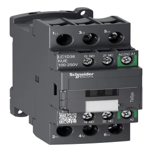 КОНТАКТОР D 3P AC3 440В 38A, КАТУШКА УПР. 100-250В AC/DC, ЗАЖИМ ПОД ВИНТ (ШНАЙДЕР) КОНТАКТОР D 3P AC3 440В 38A, КАТУШКА УПР. 100-250В AC/DC, ЗАЖИМ ПОД ВИНТ (ШНАЙДЕР)