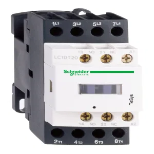 Контактор Schneider Electric TeSys LC1D 4P 20А 440/110В AC 9кВт (ШНАЙДЕР) Контактор Schneider Electric TeSys LC1D 4P 20А 440/110В AC 9кВт (ШНАЙДЕР)