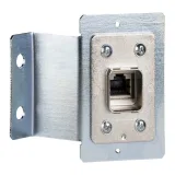 Розетка компьютерная RJ45 Cat.5 Schneider Electric PRISMA P, нержавеющая сталь
