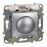 Schneider Electric MGU5.512.30ZD UNICA TOP светорегулятор поворотно-нажимной, 1000 Вт, алюминий
