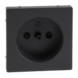 Schneider Electric MERTEN SYSTEM M накладка на розетку MTN2030-0414, со шторками, антрацит