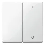 Клавиша двойная Schneider Electric MERTEN SYSTEM M, белый