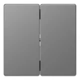 Schneider Electric Merten D-LIFE MTN3400-6036 - клавиша двойная, нержавеющая сталь