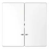 Клавиша двойная с линзами Schneider Electric MERTEN D-LIFE, белый лотос