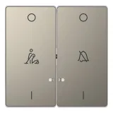 Клавиша двойная с линзами Schneider Electric MERTEN D-LIFE, никель