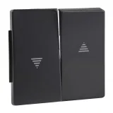 Клавиша Schneider Electric MERTEN AQUADESIGN IP44, антрацит, MTN343414