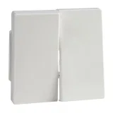 Клавиша двойная Schneider Electric MERTEN AQUADESIGN IP44, белый
