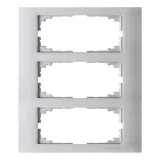 Schneider Electric Merten M-Pure MTN4030-3660 рамка 3 поста, алюминий