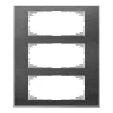 Schneider Electric Merten M-Pure DÉCOR рамка на 3 поста, сланец MTN4030-3669