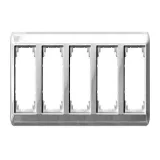 Schneider Electric MTN4050-1219 - рамка 5-постовая, горизонтальная, белый, Merten System M