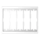 Рамка 5 постов Schneider Electric Merten D-Life, белый лотос, MTN4050-6535