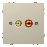 Schneider Electric MTN4350-6033 аудио-розетка, песочный