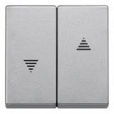 Schneider Electric MTN435560 - клавиша для жалюзийного выключателя, алюминий