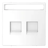 Schneider Electric MERTEN D-LIFE накладка на информационную розетку RJ45, белый лотос, MTN4564-6035