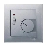 Schneider Electric MERTEN SYSTEM M Накладка на терморегулятор, алюминий, MTN536160