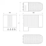 Schneider Electric NSYCR150WU2C нагреватель 150 Вт, 110–230 В