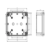 Корпус Schneider Electric Thalassa TBS, 241x291x128мм, IP66, пластик