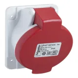 Schneider Electric PKF16F434, розетка панельная угловая 16 А, 250 В, IP44