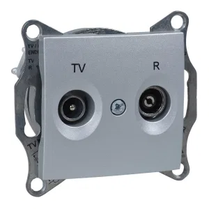 Розетка TV-FM Schneider Electric SEDNA, оконечная, алюминий (ШНАЙДЕР) Розетка TV-FM Schneider Electric SEDNA, оконечная, алюминий (ШНАЙДЕР)