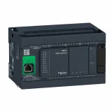 Schneider Electric TM241CEC24R, базовый блок M241-24IO, релейный, Ethernet, CAN master