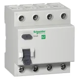 Schneider Electric Easy9 Устройство защитного отключения (УЗО) EZ9R34463, 4 полюса, 63 A, 30 мA, тип AC, электро-механическое, ширина 4 DIN-модуля, серый (RAL 7035)
