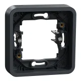 MUR34108 SE MUREVA S, РАМКА, 1-постовая с винтами, АНТРАЦИТ, IP55
